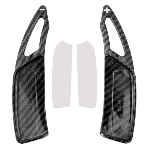 2020-2022 Peugeot 2008 Steering Wheel Paddle Shifter Extension Carbon Fiber Black Look Generic