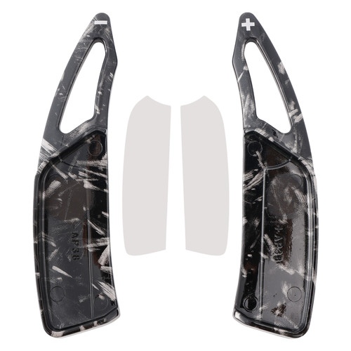 2017-2023 Peugeot 5008 4008 Steering Wheel Paddle Shifter Extension Black Forged Pattern Generic