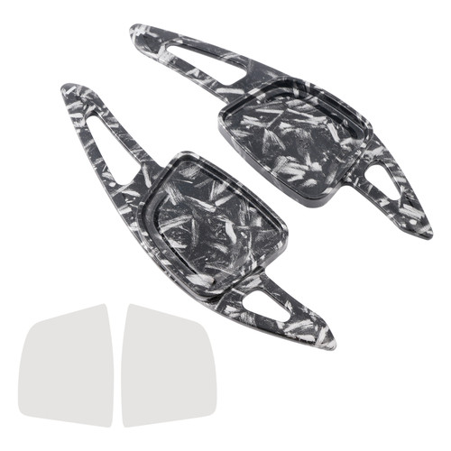 2023-2024 Audi Q6 Steering Wheel Paddle Shifter Extension Black Forged Pattern Generic