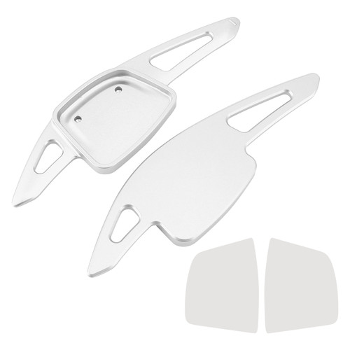 2020-2024 Audi S4 S6 S7 S8 Steering Wheel Paddle Shifter Extension Aluminium Silver Generic