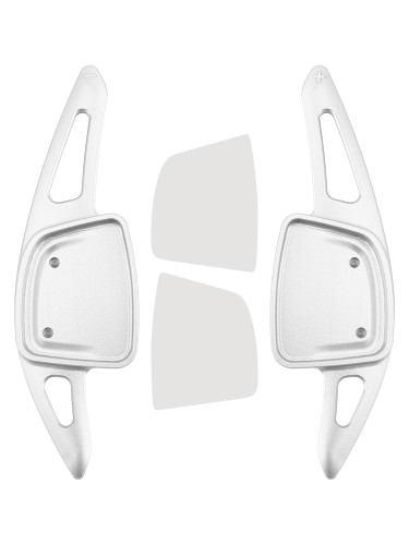 2023-2024 Audi Q6 Steering Wheel Paddle Shifter Extension Aluminium Silver Generic
