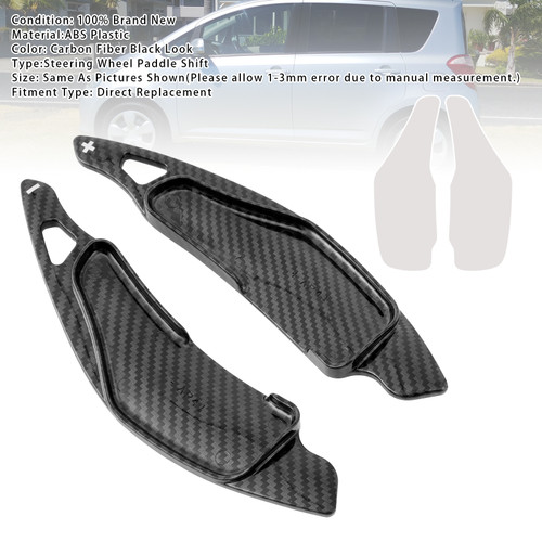 2006-2011 Lexus IS Steering Wheel Paddle Shifter Extension Carbon Fiber Black Look Generic