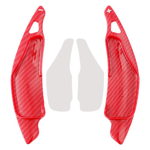 1997-2004 Toyota Aristo Steering Wheel Paddle Shifter Extension Carbon Fiber Red Look Generic