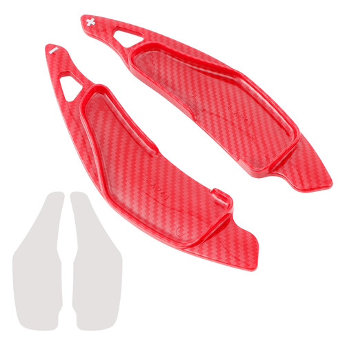 1997-2004 Toyota Aristo Steering Wheel Paddle Shifter Extension Carbon Fiber Red Look Generic