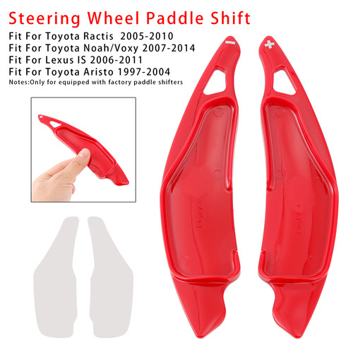 1997-2004 Toyota Aristo Steering Wheel Paddle Shifter Extension Red Generic