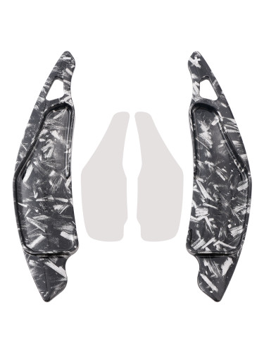 2005-2010 Toyota Ractis Steering Wheel Paddle Shifter Extension Black Forged Pattern Generic