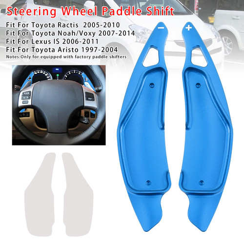 1997-2004 Toyota Aristo Steering Wheel Paddle Shifter Extension Aluminium Blue Generic