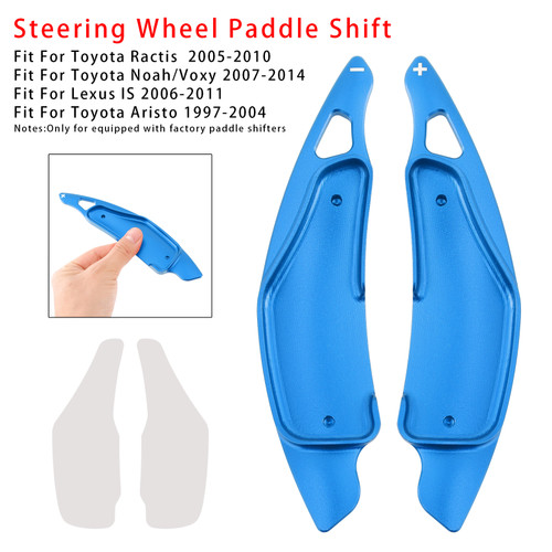 1997-2004 Toyota Aristo Steering Wheel Paddle Shifter Extension Aluminium Blue Generic