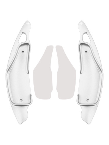 2005-2010 Toyota Ractis Steering Wheel Paddle Shifter Extension Aluminium Silver Generic