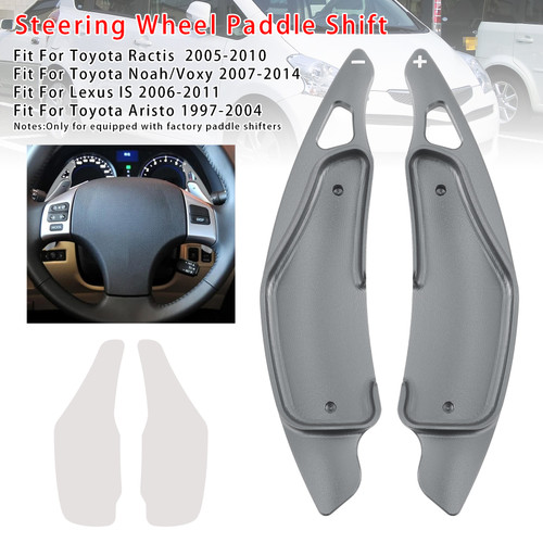 2006-2011 Lexus IS Steering Wheel Paddle Shifter Extension Aluminium Grey Generic