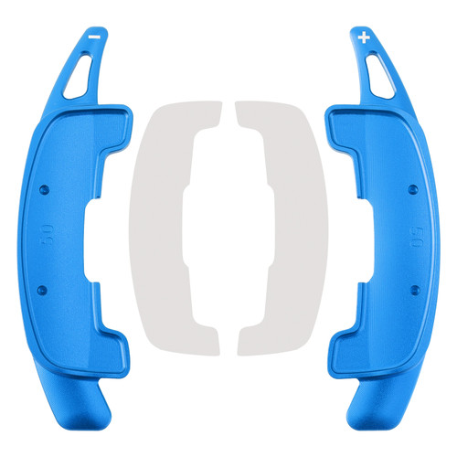 2021-2024 Range Rover Velar Steering Wheel Paddle Shifter Extension Aluminium Blue Generic