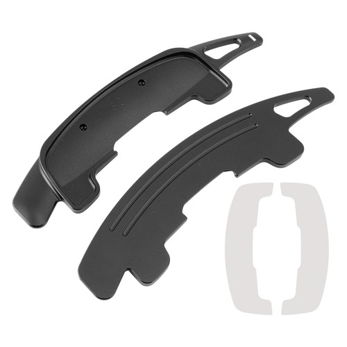 2021-2024 Jaguar F-PACE 2021-2024 Steering Wheel Paddle Shifter Extension Aluminium Black Generic