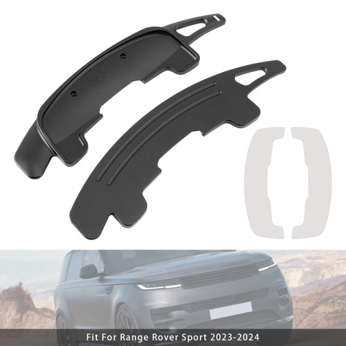 2021-2023 Jaguar XFL Steering Wheel Paddle Shifter Extension Aluminium Black Generic