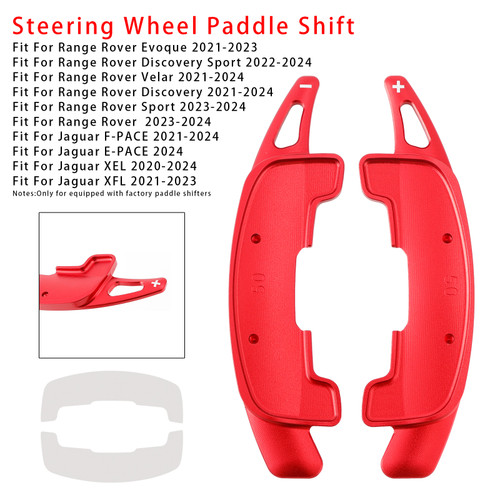 2023-2024 Range Rover Sport Steering Wheel Paddle Shifter Extension Aluminium Red Generic