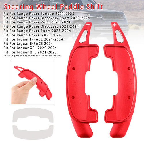 2023-2024 Range Rover Sport Steering Wheel Paddle Shifter Extension Aluminium Red Generic