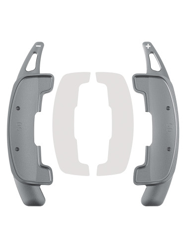 2021-2024 Range Rover Velar Steering Wheel Paddle Shifter Extension Aluminium Grey Generic