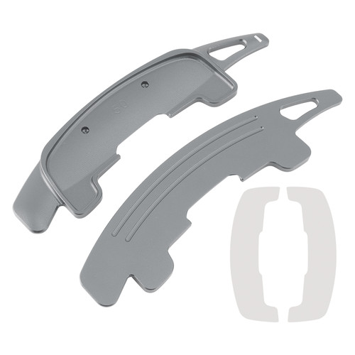 2021-2023 Jaguar XFL Steering Wheel Paddle Shifter Extension Aluminium Grey Generic