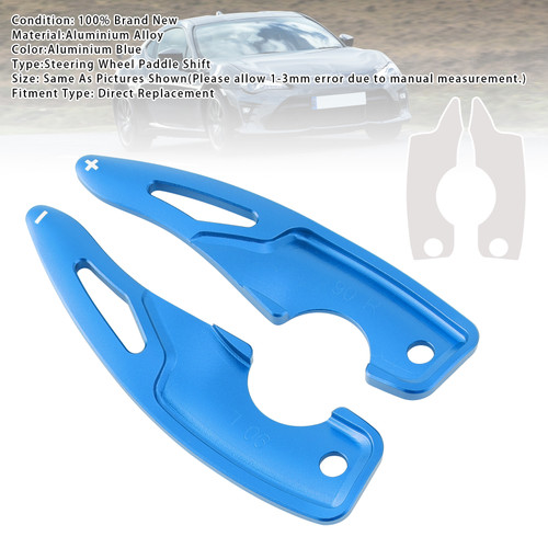 2017-2025 Subaru BRZ Steering Wheel Paddle Shifter Extension Aluminium Blue Generic