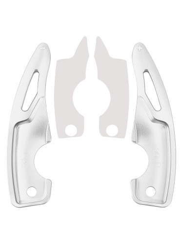 2017-2025 Toyota GT86 Steering Wheel Paddle Shifter Extension Steering Wheel Paddle Shifter Extension Aluminium Silver Generic