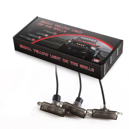 3Pcs Front Grille LED Lighting RGB With APP Controller For SUV off-road vehicles