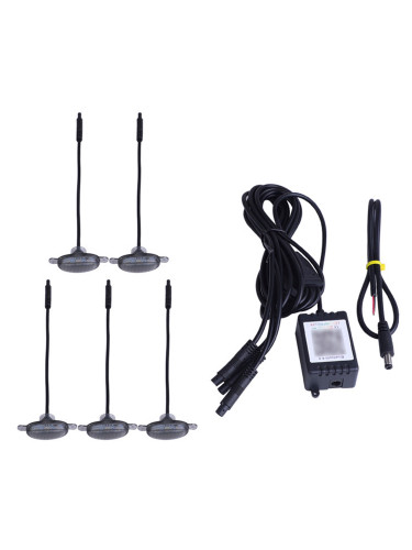 5Pcs Front Grille LED Lighting RGB With APP Controller For SUV off-road vehicles