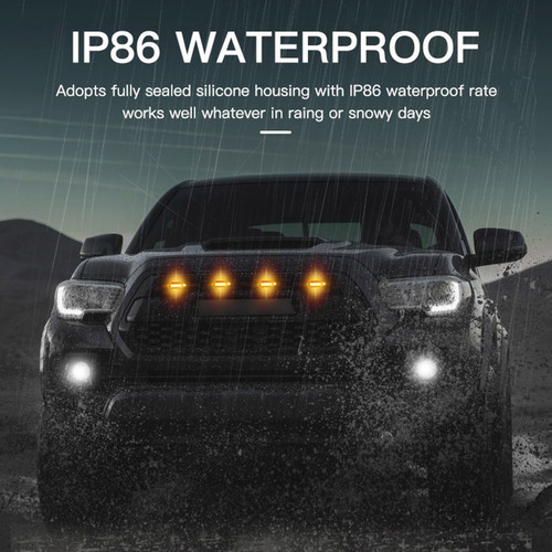 6Pcs Front Grille LED Lighting RGB With APP Controller For SUV off-road vehicles