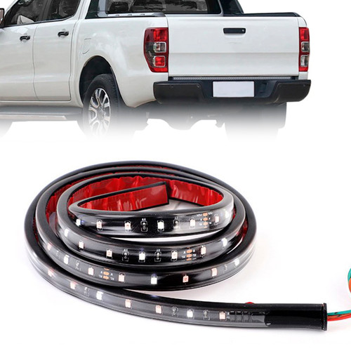 Car Truck LED TailLight Strip Turn Signal Lamp Flowing Dynamic Single Row 1.5 meters