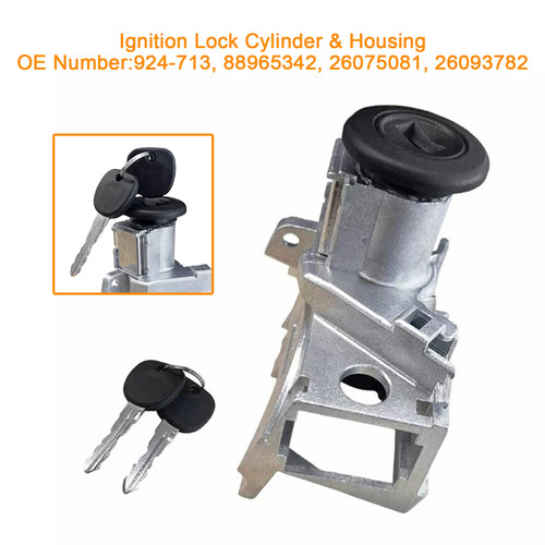 2001-2007 CHEVY Avalanche Blazer Silverado Suburban Tahoe Ignition Lock Cylinder & Housing Generic