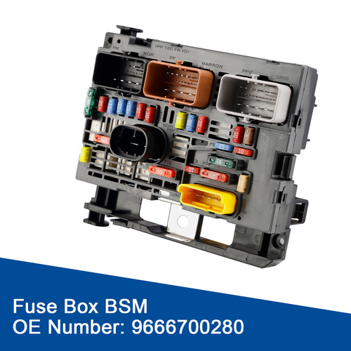 2008-2019 Peugeot Partner Fuse Box BSM 9666700280 Generic