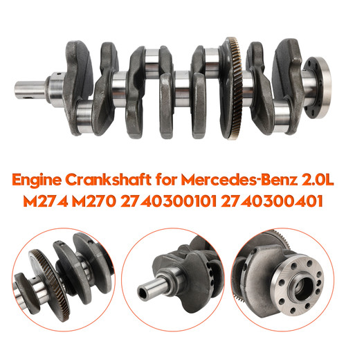 2016-2019 Infiniti M274.920 2.0 Turbocharged Engine Crankshaft 2740300101 2740300401 Generic