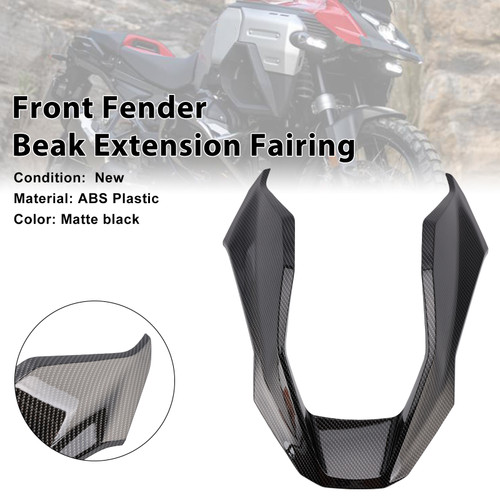 2024-2025 BMW R1300GS Front Fender Beak Extension Fairing Carbon Generic