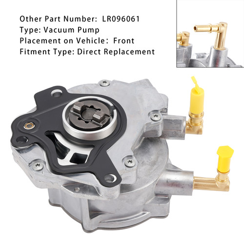 2016-2019 LAND ROVER RANGE ROVER SPORT 3.0L Vacuum Pump LR096061 Generic