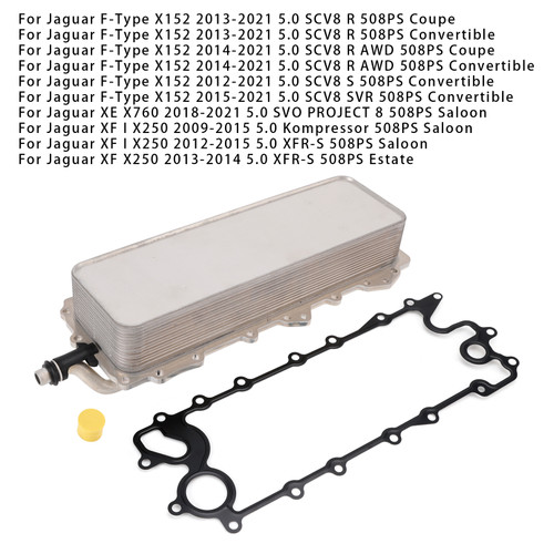 2013-2014 Jaguar XF X250 Engine Oil Cooler LR039821 Generic