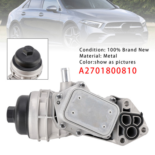 2013-2023 Mercedes-Benz CLA C117 C118 X117 X118 Oil Cooler Assembly A2701800810 Generic