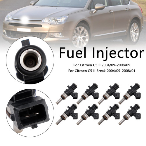 2004-2012 Peugeot 407/ Coupe/ SW 607 8X Fuel Injector 0280158040 Generic