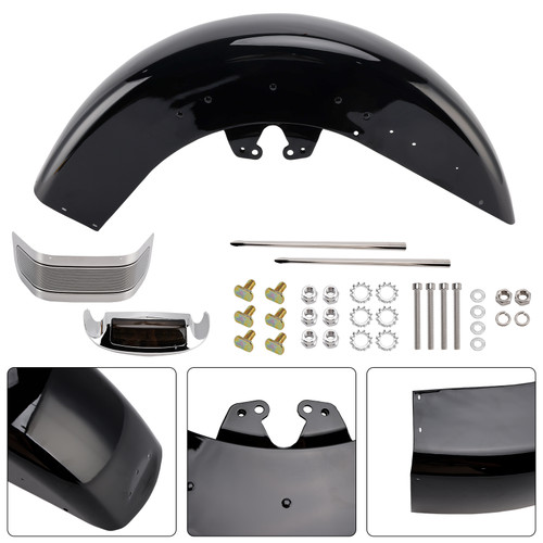 2015-2016 Harley-Davidson Electra Glide Ultra Classic Low-FLHTCUL Steel Front Fender Smoke Generic