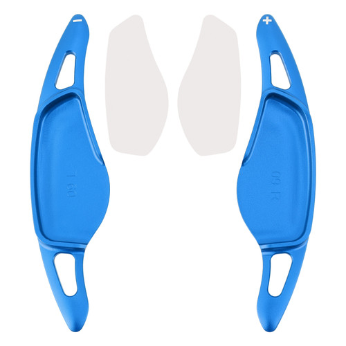 2016-2025 BMW 1/2/3/4/5/6/7/8 Series Steering Wheel Paddle Shifter Extensions Aluminium Blue Generic