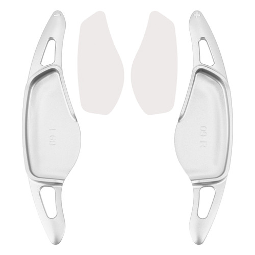 2016-2025 BMW 1/2/3/4/5/6/7/8 Series Steering Wheel Paddle Shifter Extensions Aluminium Silver Generic