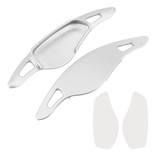 2016-2025 BMW 1/2/3/4/5/6/7/8 Series Steering Wheel Paddle Shifter Extensions Aluminium Silver Generic