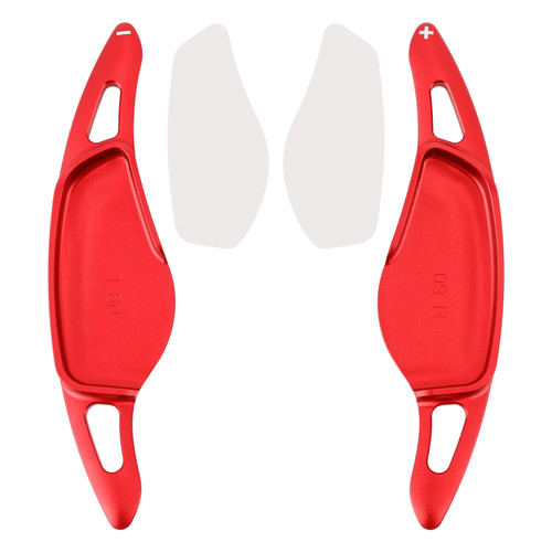 2018-2025 BMW M5 M8 X5M X3M Z4 Steering Wheel Paddle Shifter Extensions Aluminium Red Generic