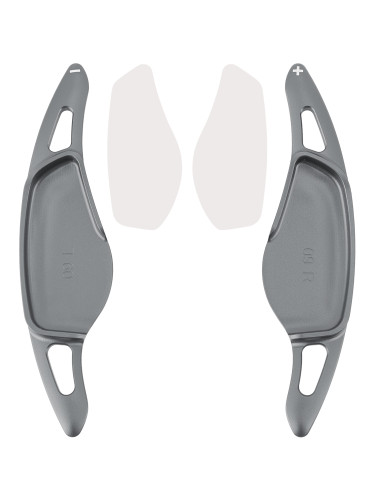 2016-2025 BMW 1/2/3/4/5/6/7/8 Series Steering Wheel Paddle Shifter Extensions Aluminium Grey Generic