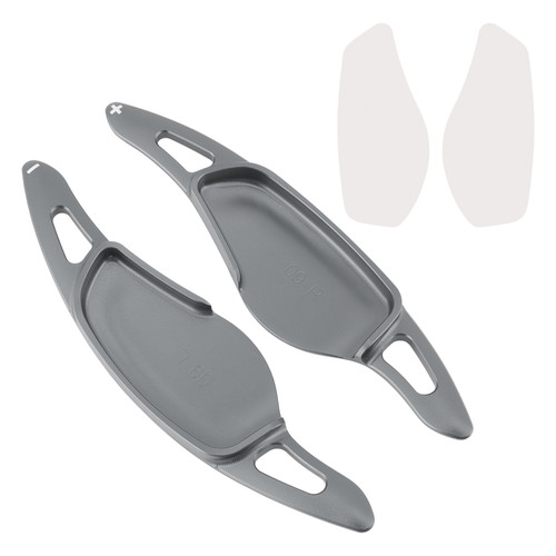 2016-2025 BMW 1/2/3/4/5/6/7/8 Series Steering Wheel Paddle Shifter Extensions Aluminium Grey Generic