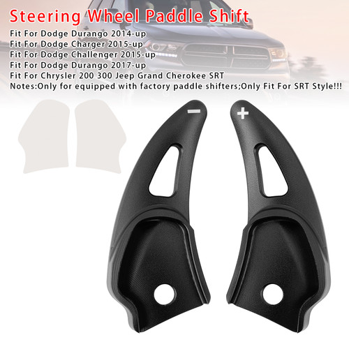2015-up Dodge Challenger Paddle Shifter Extension Aluminium Black Generic