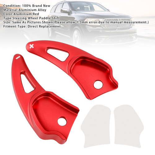 2015-up Dodge Charger Paddle Shifter Extension Aluminium Red Generic