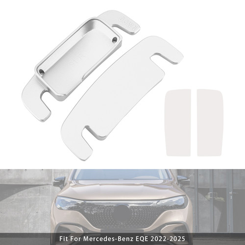 2021- Mercedes-Benz A/C/E/S/V/G-Class EQA Metris Steering Wheel Paddle Shifter Extension Aluminium Silver Generic