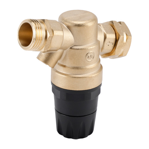 RV Water Pressure Regulator For RV Camper. Brass Lead-Free Adjustable Camper Water Pressure Regulator with 0-160 PSI Gauge Reducer Valve W Filter