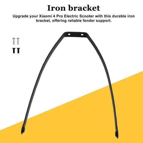 Rear Bracket with Screws Rear Mudguard Support for  Xiaomi 4Pro E-Scooter