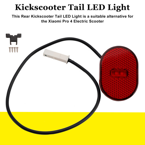 Rear Kickscooter Tail LED Light For Xiaomi4 Pro (1st Gen) E-Scooter