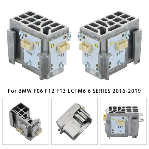 2016-2019 BMW F06 F12 F13 LCI M6 6 SERIES 2pcs Yellow Angel Eye DRL LED Module 63117394901 63117394902 Generic