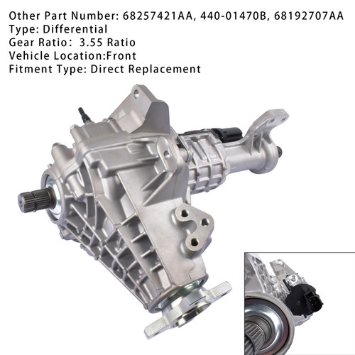 2013-2020 Ram 1500 4WD Front Differential 3.55 Ratio 68257421AA 68192707 Generic